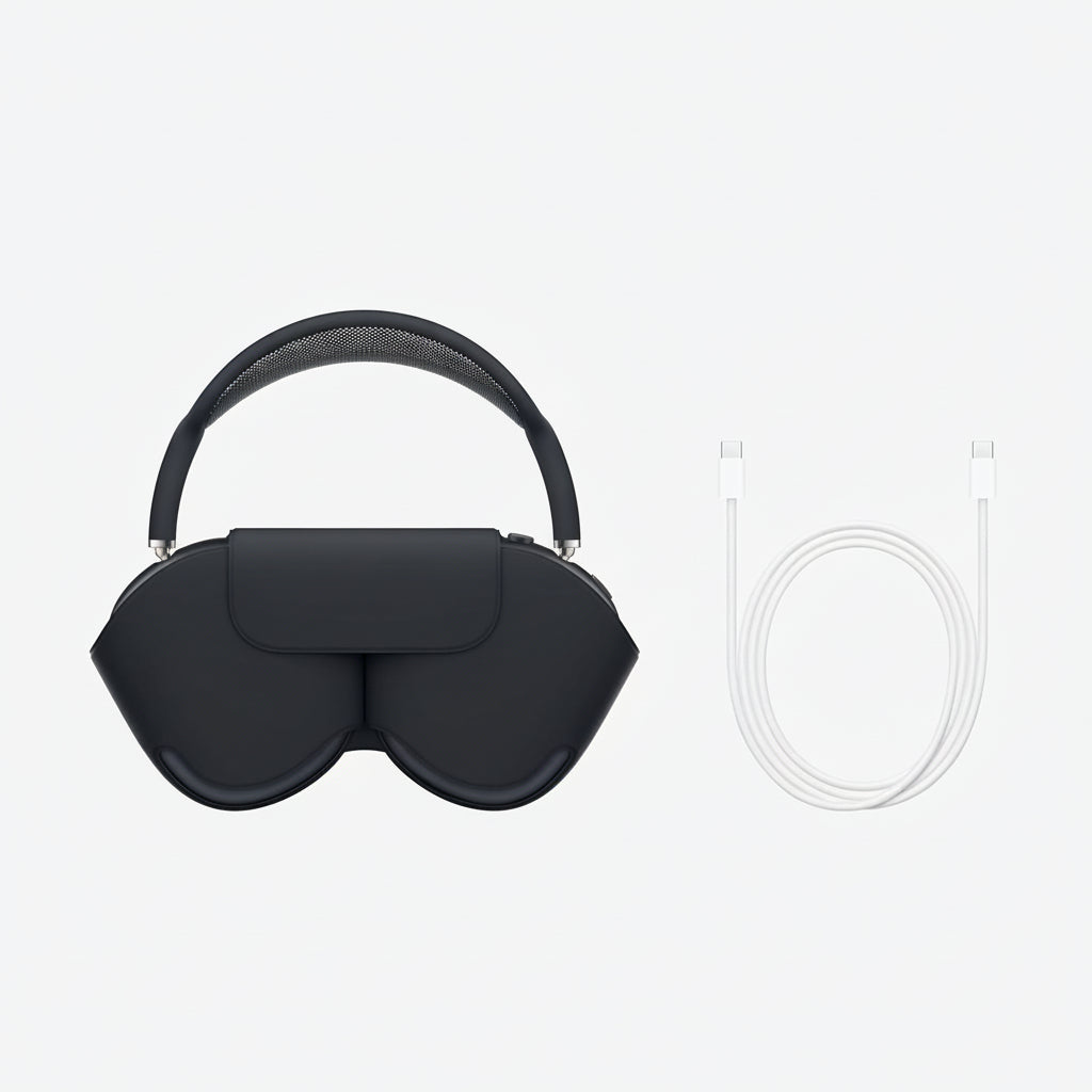 Apple AirPods Max 2 Wireless Over-Ear Headphones with Active Noise Cancellation, Spatial Audio, Bluetooth Connectivity, Starlight