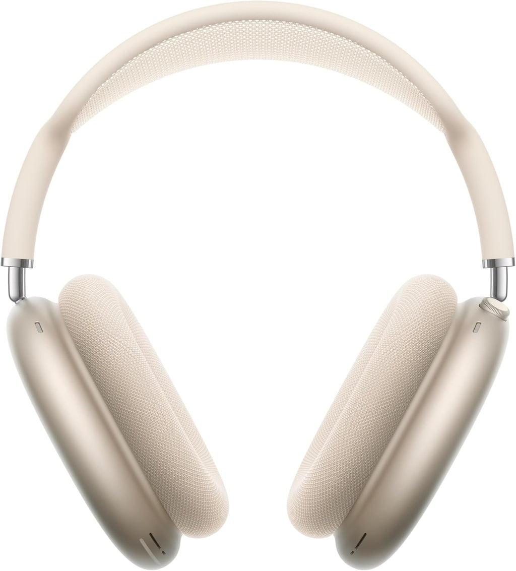 Apple AirPods Max 2 Wireless Over-Ear Headphones with Active Noise Cancellation, Spatial Audio, Bluetooth Connectivity, Starlight