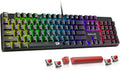 Redragon Wired Mechanical Gaming Keyboard, Hot-Swappable Red Switches, RGB Backlit, Anti-Ghosting Keys, PBT Keycaps, PC and Mac Compatible