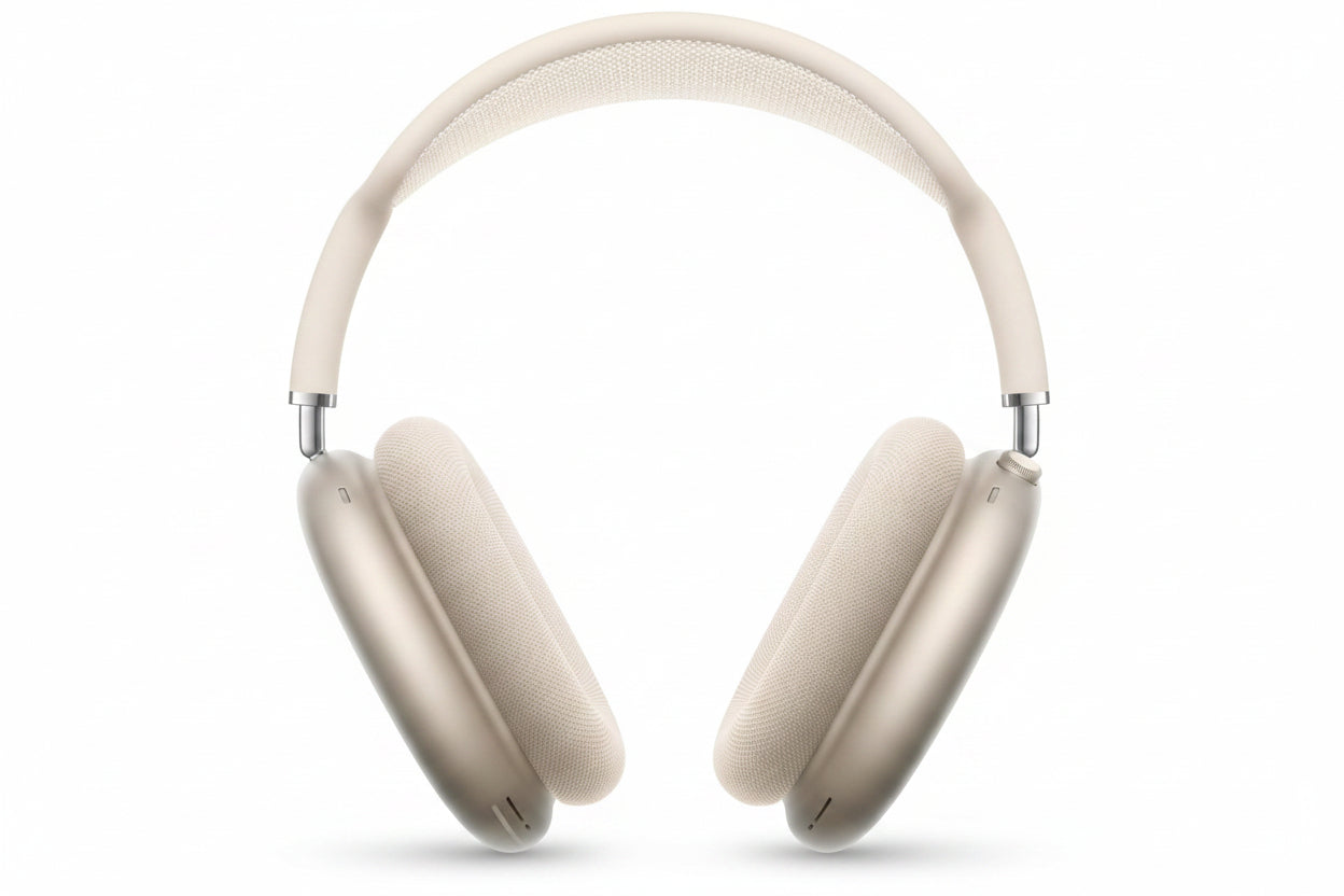 Apple AirPods Max 2 Wireless Over-Ear Headphones with Active Noise Cancellation, Spatial Audio, Bluetooth Connectivity, Starlight